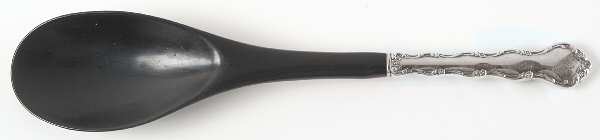Tara (Sterling, 1955, No Monograms) Salad Serving Spoon with Plastic Bowl