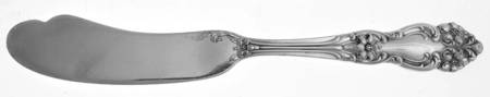 Tiger Lily (Silverplate, 1901) Large Flat Handle Butter Spreader