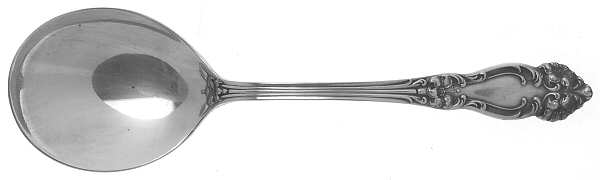 Tiger Lily (Silverplate, 1901) Round Bowl Soup Spoon (Gumbo)