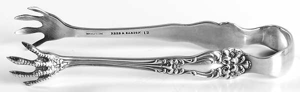 Tiger Lily (Silverplate, 1901) Sugar Tongs