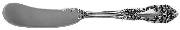 Tiger Lily (Silverplate, 1901) Flat Handle Butter Spreader