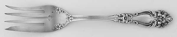 Tiger Lily (Silverplate, 1901) Individual Solid Fish Fork