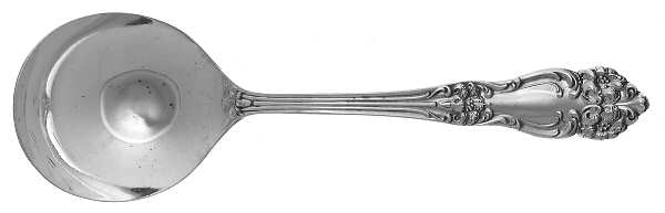 Tiger Lily (Silverplate, 1901) Round Bowl Soup Spoon (Cream Soup)