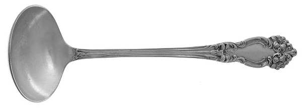 Tiger Lily (Silverplate, 1901) Ladle-Cream/Solid Piece-Small