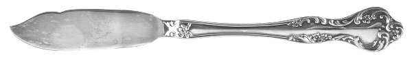 Wisteria (Silverplate, 1966) Flat Handle Master Butter Knife