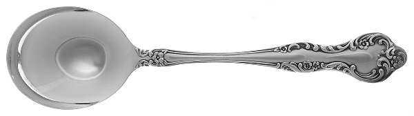 Wisteria (Silverplate, 1966) Round Bowl Soup Spoon (Gumbo)