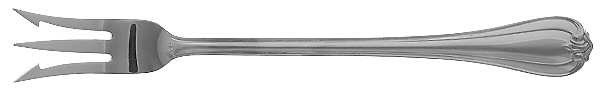 Woodwind (Sterling, 1986) Short Handle Pickle/Olive Fork