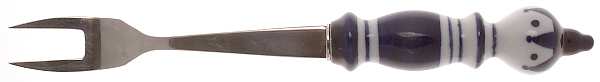 Grill-Blue (Stainless) Large 2-Tine Cold Meat Serving Fork