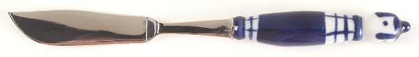 Grill-Blue (Stainless) Individual Fish Knife with Stainless Blade