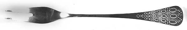 Romance (Silverplate) Large Solid Cold Meat Serving Fork