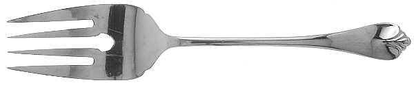 Marquis (Stainless) Large Solid Cold Meat Serving Fork by Royal Gallery