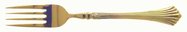Spun Gold (Gold Electroplate) Fork