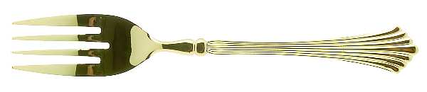 Spun Gold (Gold Electroplate) Individual Salad Fork