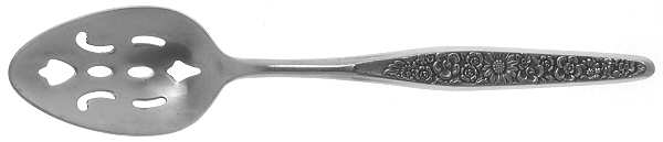 RIF6 (STAINLESS) Pierced Tablespoon (Serving Spoon)