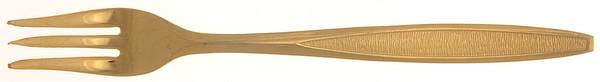Antigua Gold (Gold Electroplate) Cocktail/Seafood Fork