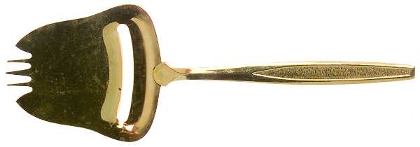 Antigua Gold (Gold Electroplate) Cheese Plane Solid Piece