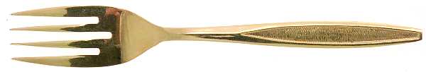 Antigua Gold (Gold Electroplate) Individual Salad Fork