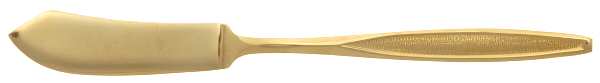 Antigua Gold (Gold Electroplate) Flat Handle Master Butter Knife