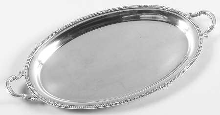 Ronson Lighters & Accessories (Silverplate) Silverplate Oval Tray