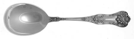 Queens (Sterling) Round Bowl Soup Spoon (Cream Soup)