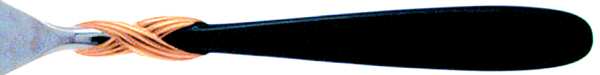 Braid-Onyx (Stainless, Onyxhdl, Gold Accent) by Retroneu