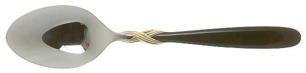 Braid-Onyx (Stainless, Onyxhdl, Gold Accent) Place/Oval Soup Spoon