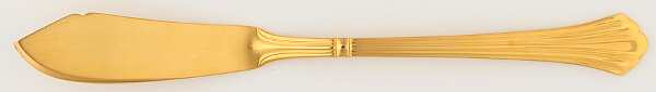 Century Gold (Electroplate) Flat Handle Master Butter Knife