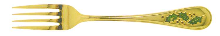 Hollyday (Gold Electroplate) Fork by Retroneu