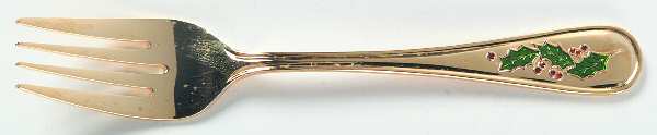 Hollyday (Gold Electroplate) Individual Salad Fork