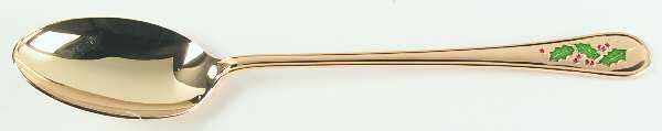 Hollyday (Gold Electroplate) Large Solid Dressing Spoon