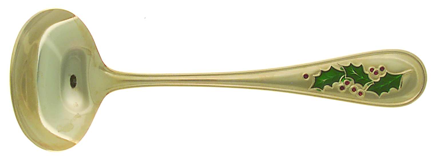 Hollyday (Gold Electroplate) Solid Gravy Ladle by Retroneu