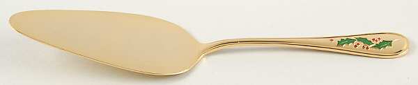 Hollyday (Gold Electroplate) Solid Pie Server