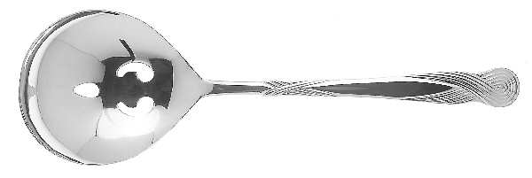 Octave (Stainless) Pierced Solid Serving Spoon
