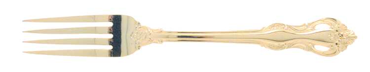 Regence (Gold Electroplate) Fork