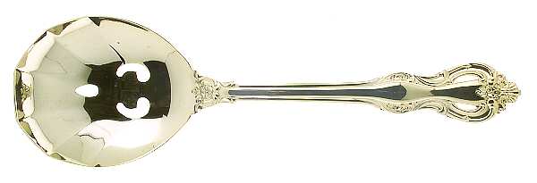 Regence (Gold Electroplate) Pierced Solid Serving Spoon