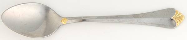 Whitney-Gold (Stainless, Gold Acct) Teaspoon