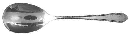 Wild Flower (Sterling, 1942) Solid Smooth Casserole Spoon