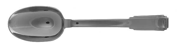 Art Deco (Stainless) Solid Serving Spoon by Ricci (Argentieri)