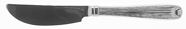Fluted Scroll Hollow Handle Master Butter Knife
