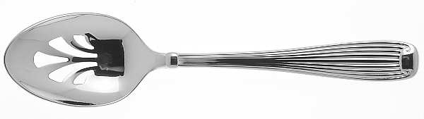 Fluted Scroll Pierced Tablespoon (Serving Spoon)