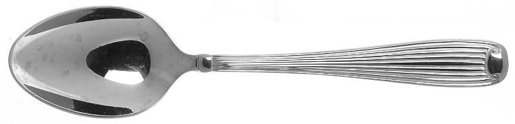 Fluted Scroll Teaspoon