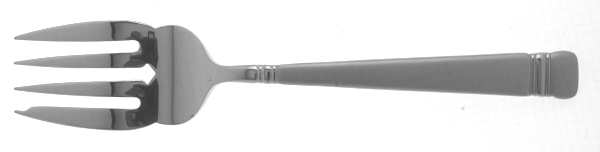 Longwood Matte (Stainless) Medium Solid Cold Meat Serving Fork