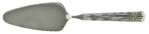 Gold Espirit (Stainless, Gold Acct) All Stainless Pie Server