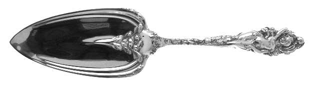 Love Disarmed (Sterling, Newer) Cake Server, Solid Piece