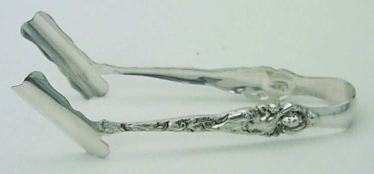 Love Disarmed (Sterling, Newer) Solid Individual Asparagus Tongs