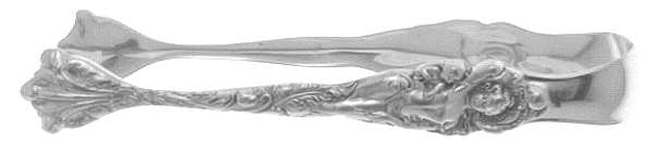Love Disarmed (Sterling, Newer) Sugar Tongs