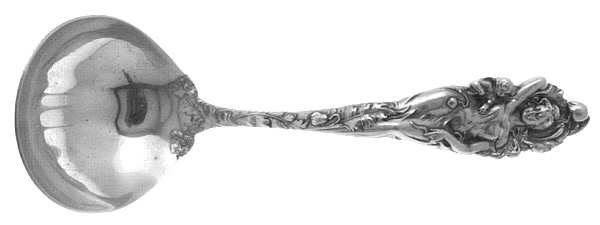 Love Disarmed (Sterling, Newer) Solid Gravy Ladle