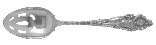 Love Disarmed (Sterling, Newer) Pierced Tablespoon (Serving Spoon)