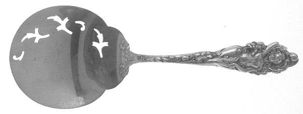 Love Disarmed (Sterling, Newer) Tomato Server, Solid Piece