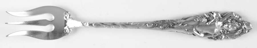 Love Disarmed (Sterling, Newer) Short Handle Pickle/Olive Fork